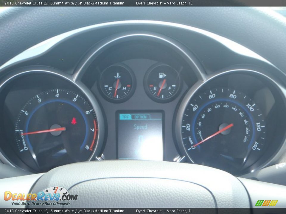 2013 Chevrolet Cruze LS Summit White / Jet Black/Medium Titanium Photo #12