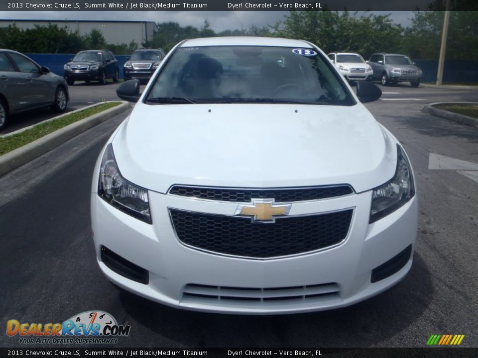 2013 Chevrolet Cruze LS Summit White / Jet Black/Medium Titanium Photo #2