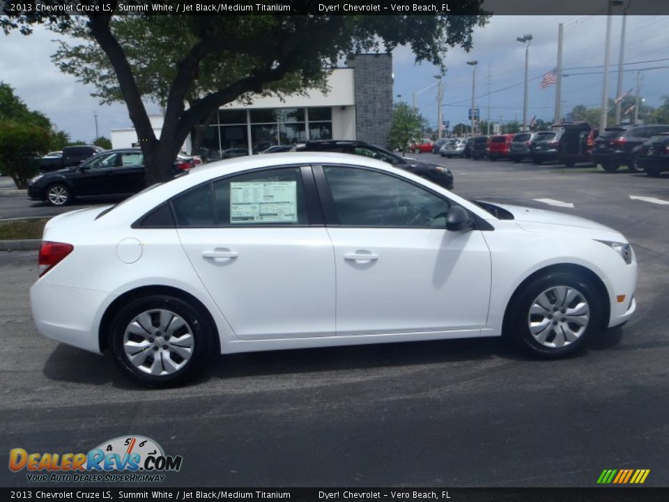 2013 Chevrolet Cruze LS Summit White / Jet Black/Medium Titanium Photo #6