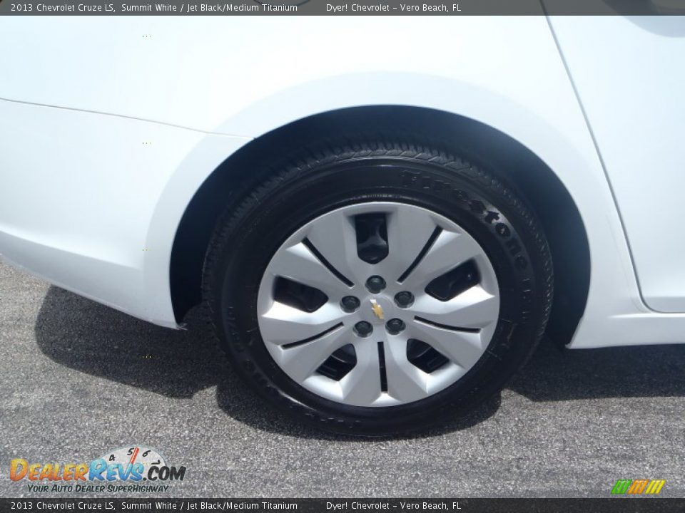 2013 Chevrolet Cruze LS Summit White / Jet Black/Medium Titanium Photo #7