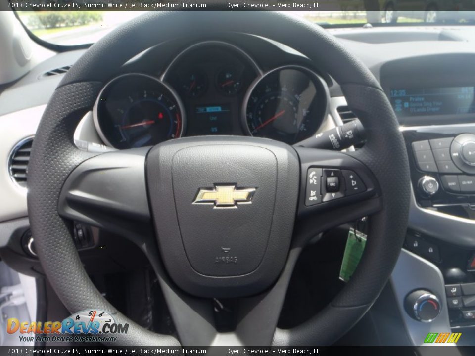 2013 Chevrolet Cruze LS Summit White / Jet Black/Medium Titanium Photo #11