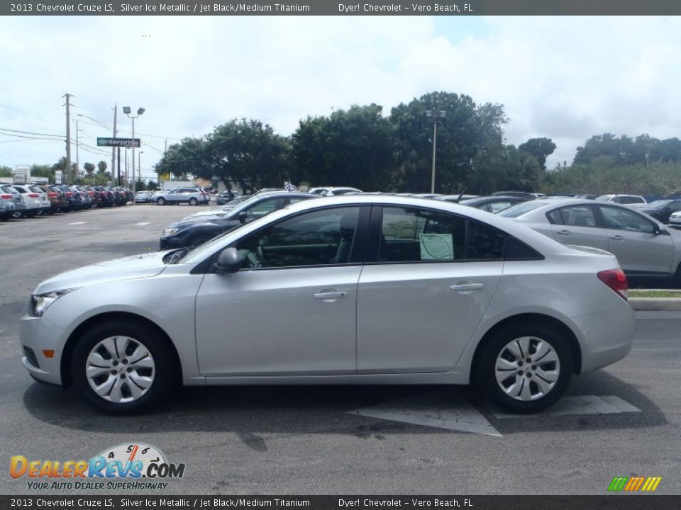 2013 Chevrolet Cruze LS Silver Ice Metallic / Jet Black/Medium Titanium Photo #3