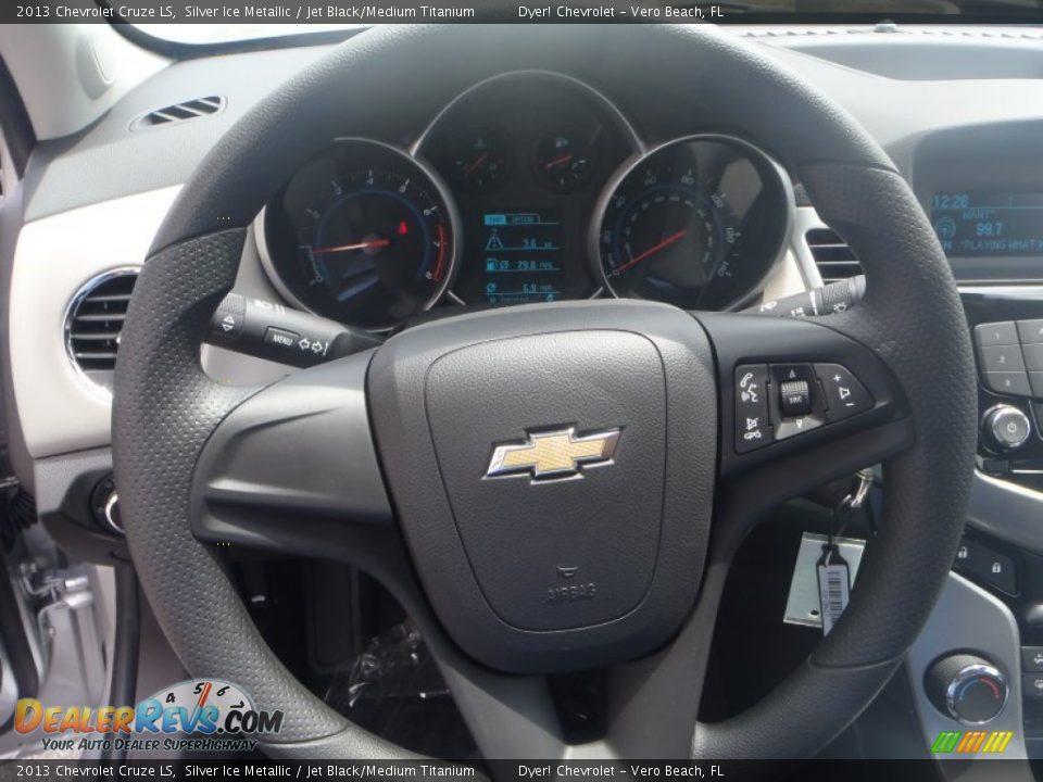 2013 Chevrolet Cruze LS Silver Ice Metallic / Jet Black/Medium Titanium Photo #11
