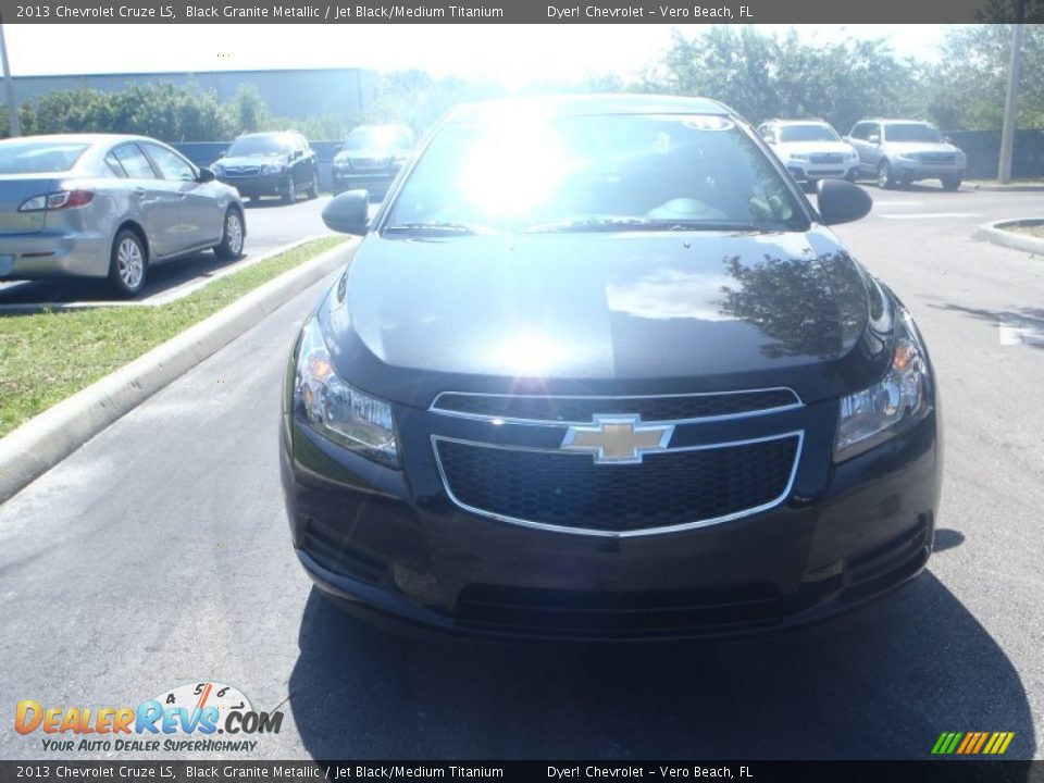 2013 Chevrolet Cruze LS Black Granite Metallic / Jet Black/Medium Titanium Photo #2