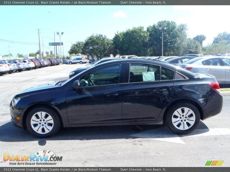 2013 Chevrolet Cruze LS Black Granite Metallic / Jet Black/Medium Titanium Photo #3