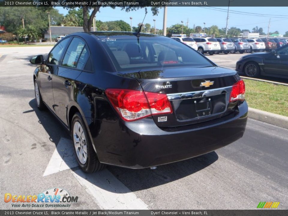 2013 Chevrolet Cruze LS Black Granite Metallic / Jet Black/Medium Titanium Photo #4