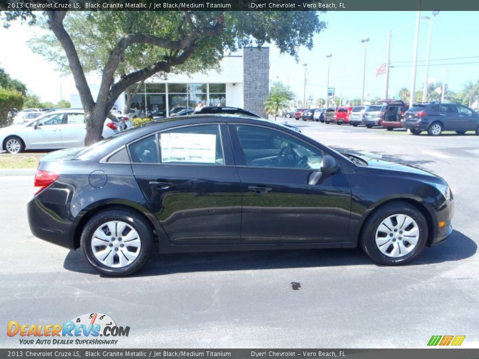 2013 Chevrolet Cruze LS Black Granite Metallic / Jet Black/Medium Titanium Photo #6