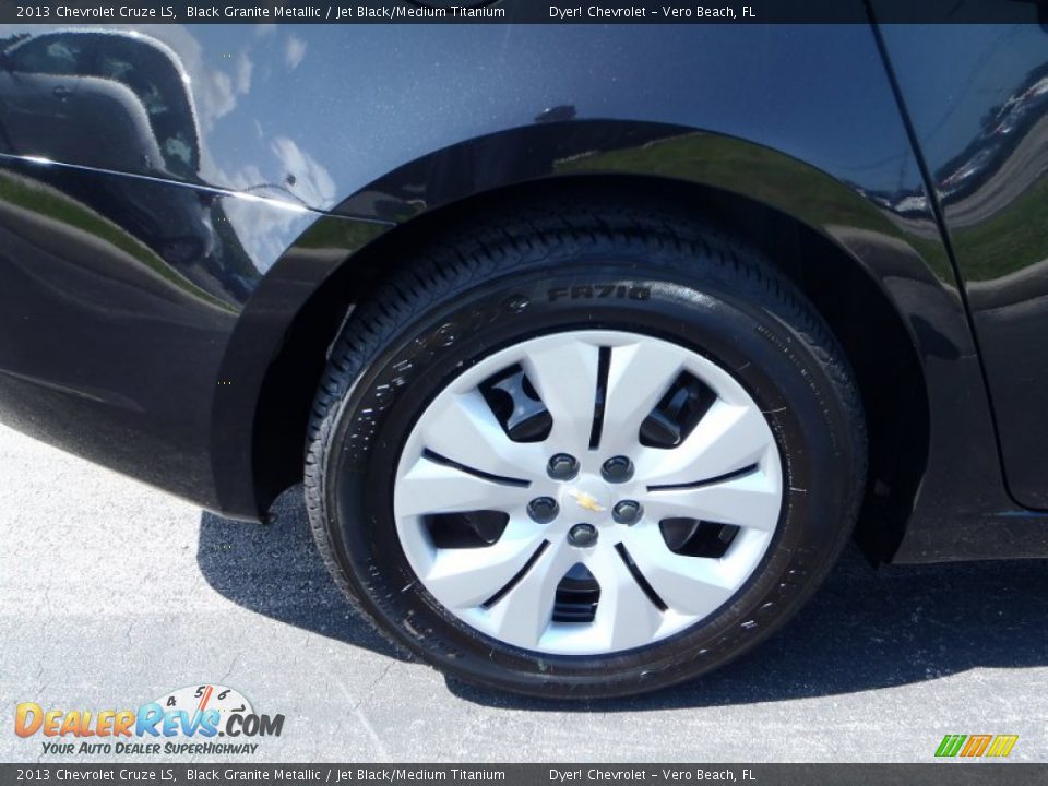 2013 Chevrolet Cruze LS Black Granite Metallic / Jet Black/Medium Titanium Photo #7