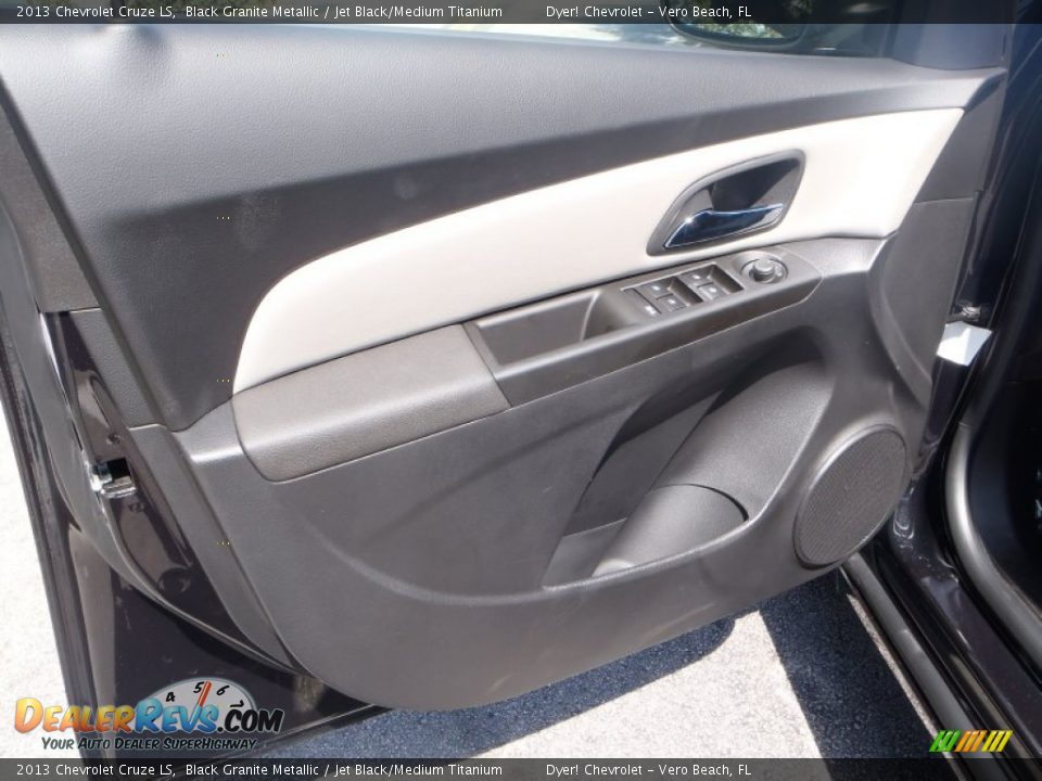 2013 Chevrolet Cruze LS Black Granite Metallic / Jet Black/Medium Titanium Photo #8