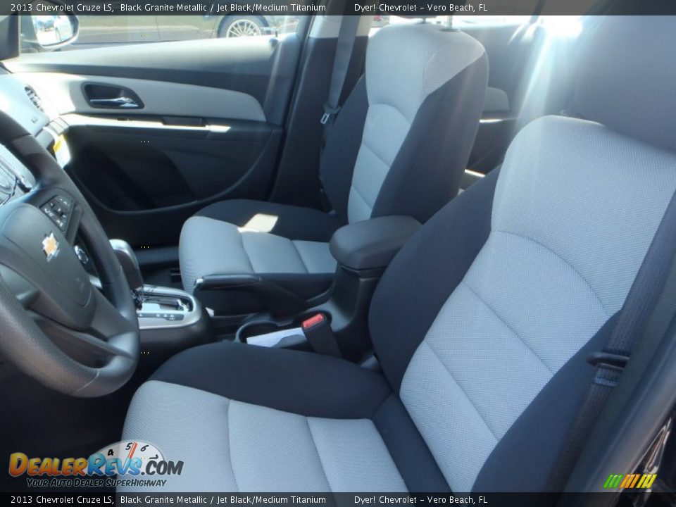 2013 Chevrolet Cruze LS Black Granite Metallic / Jet Black/Medium Titanium Photo #9