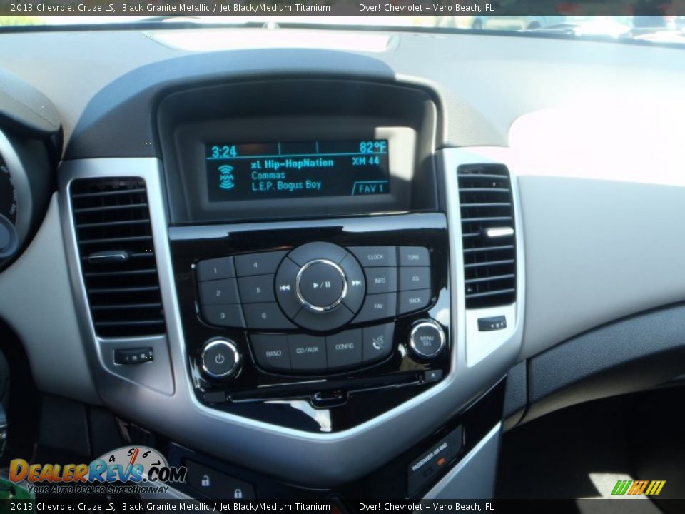 2013 Chevrolet Cruze LS Black Granite Metallic / Jet Black/Medium Titanium Photo #12