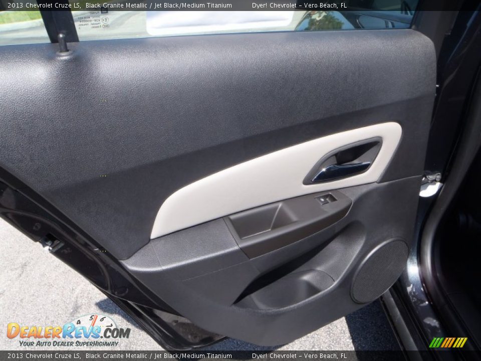 2013 Chevrolet Cruze LS Black Granite Metallic / Jet Black/Medium Titanium Photo #14