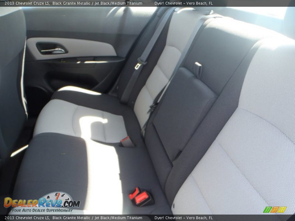 2013 Chevrolet Cruze LS Black Granite Metallic / Jet Black/Medium Titanium Photo #15