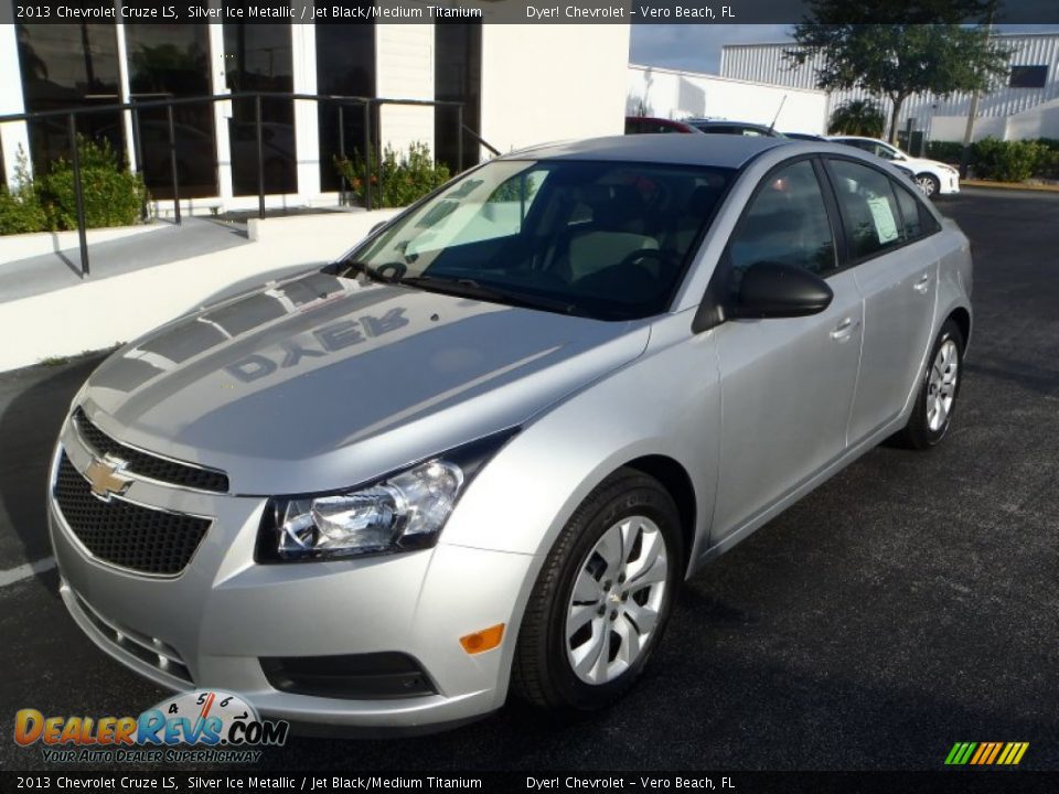 2013 Chevrolet Cruze LS Silver Ice Metallic / Jet Black/Medium Titanium Photo #1