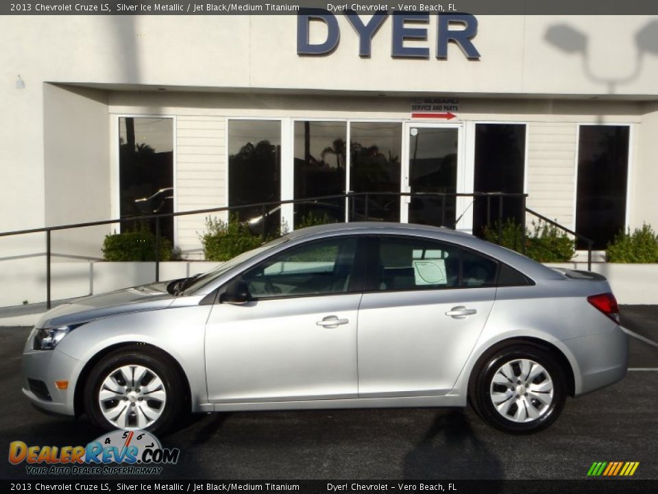 2013 Chevrolet Cruze LS Silver Ice Metallic / Jet Black/Medium Titanium Photo #3