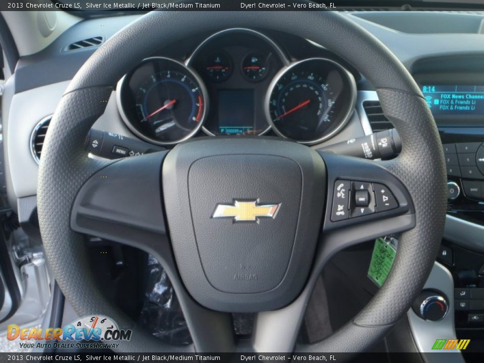 2013 Chevrolet Cruze LS Silver Ice Metallic / Jet Black/Medium Titanium Photo #11
