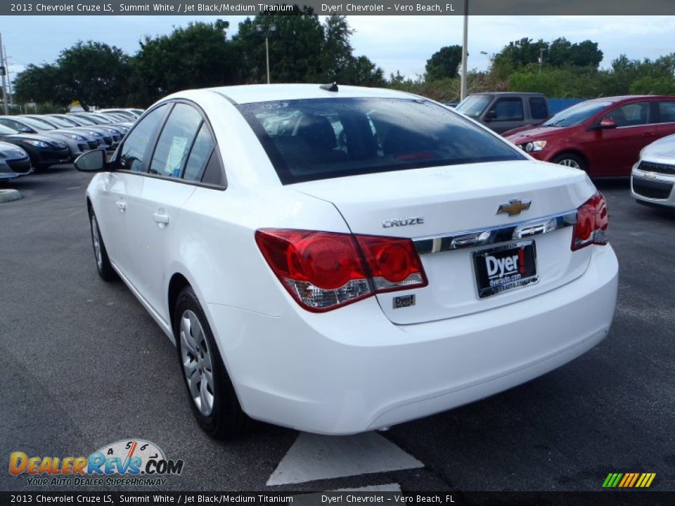 2013 Chevrolet Cruze LS Summit White / Jet Black/Medium Titanium Photo #4