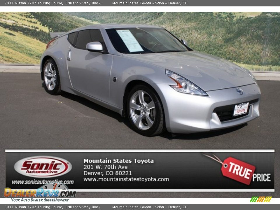 2011 Nissan 370Z Touring Coupe Brilliant Silver / Black Photo #1