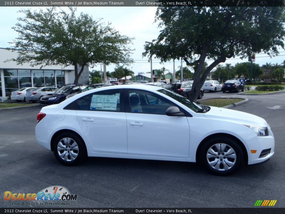 2013 Chevrolet Cruze LS Summit White / Jet Black/Medium Titanium Photo #6