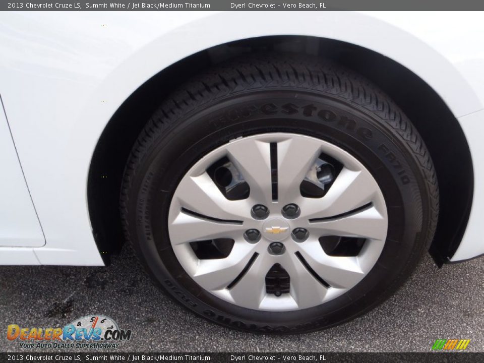 2013 Chevrolet Cruze LS Summit White / Jet Black/Medium Titanium Photo #7