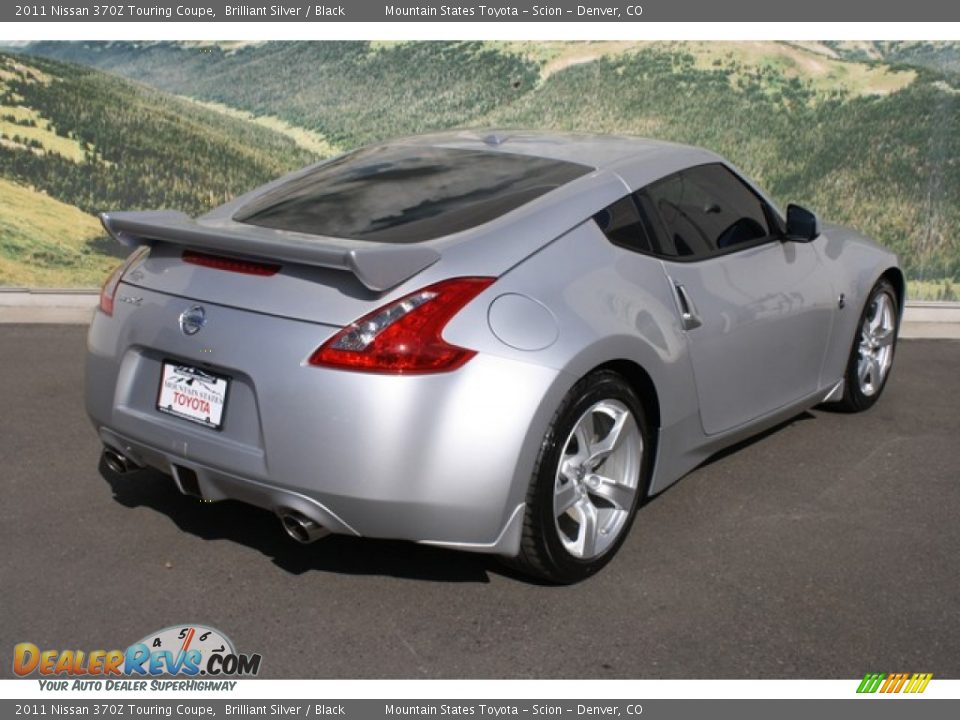 2011 Nissan 370Z Touring Coupe Brilliant Silver / Black Photo #3