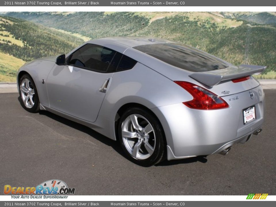 2011 Nissan 370Z Touring Coupe Brilliant Silver / Black Photo #4