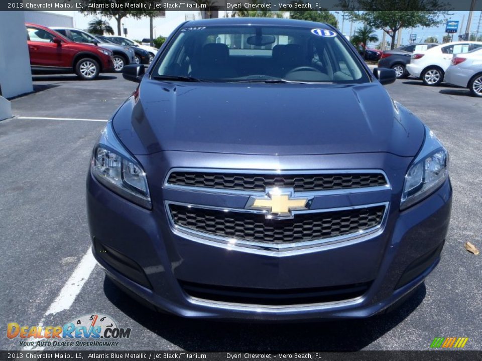 2013 Chevrolet Malibu LS Atlantis Blue Metallic / Jet Black/Titanium Photo #2
