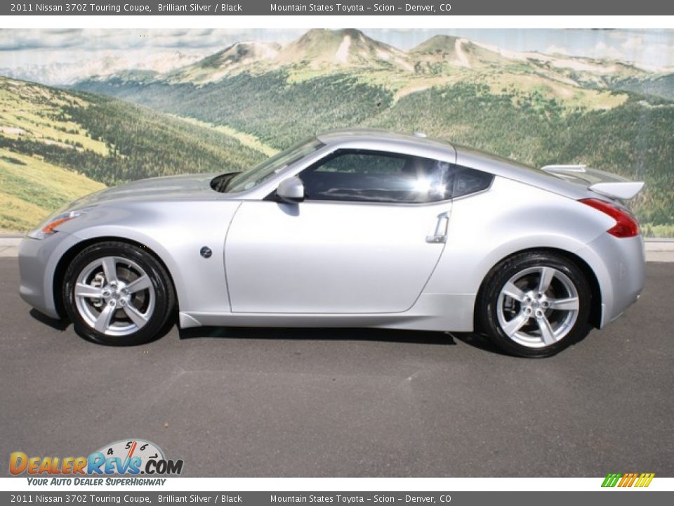 2011 Nissan 370Z Touring Coupe Brilliant Silver / Black Photo #6