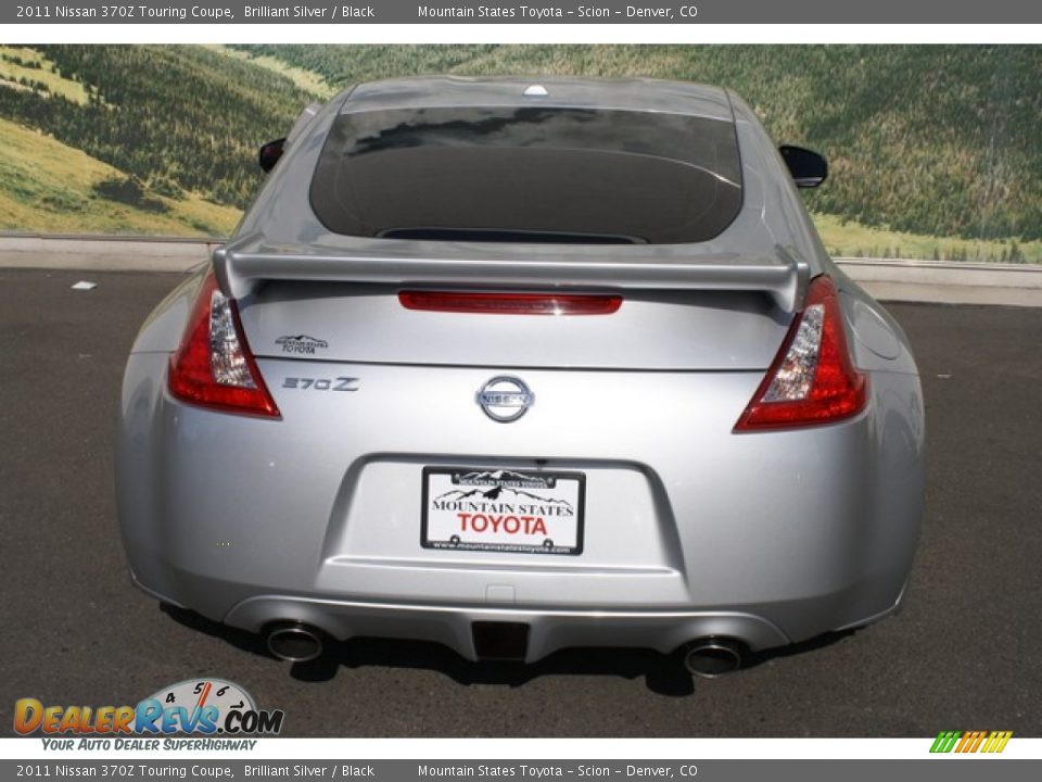 2011 Nissan 370Z Touring Coupe Brilliant Silver / Black Photo #8