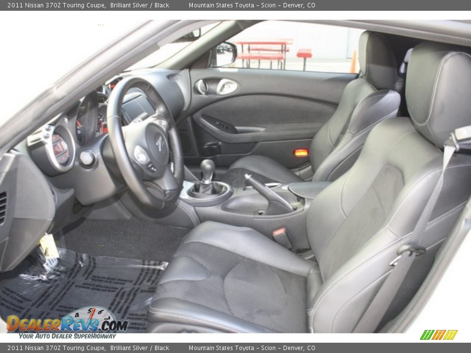 2011 Nissan 370Z Touring Coupe Brilliant Silver / Black Photo #10