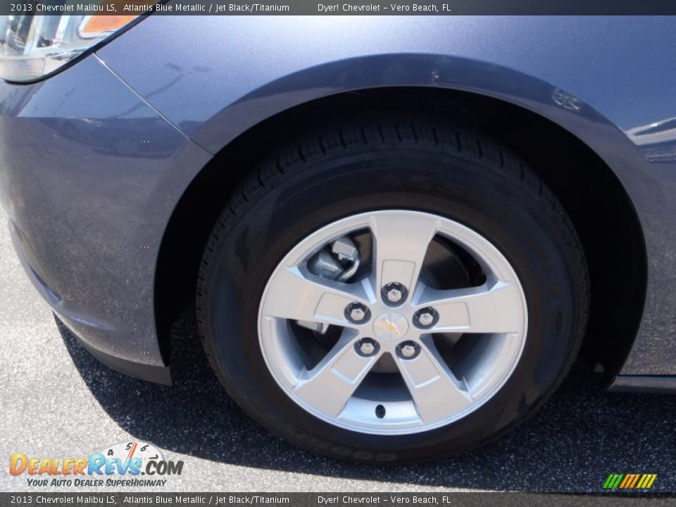 2013 Chevrolet Malibu LS Atlantis Blue Metallic / Jet Black/Titanium Photo #7
