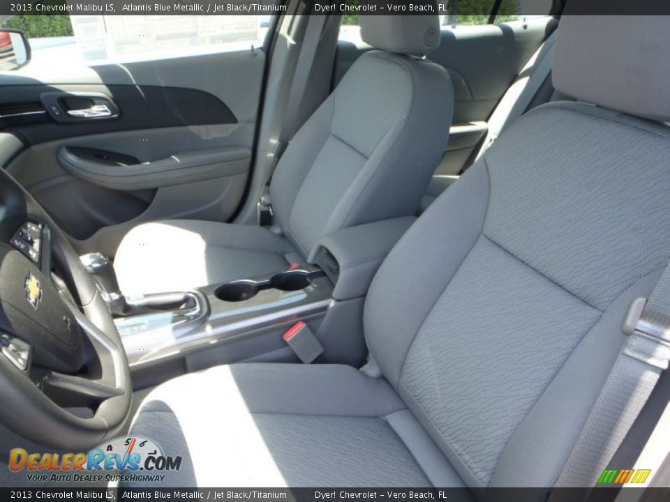 2013 Chevrolet Malibu LS Atlantis Blue Metallic / Jet Black/Titanium Photo #9