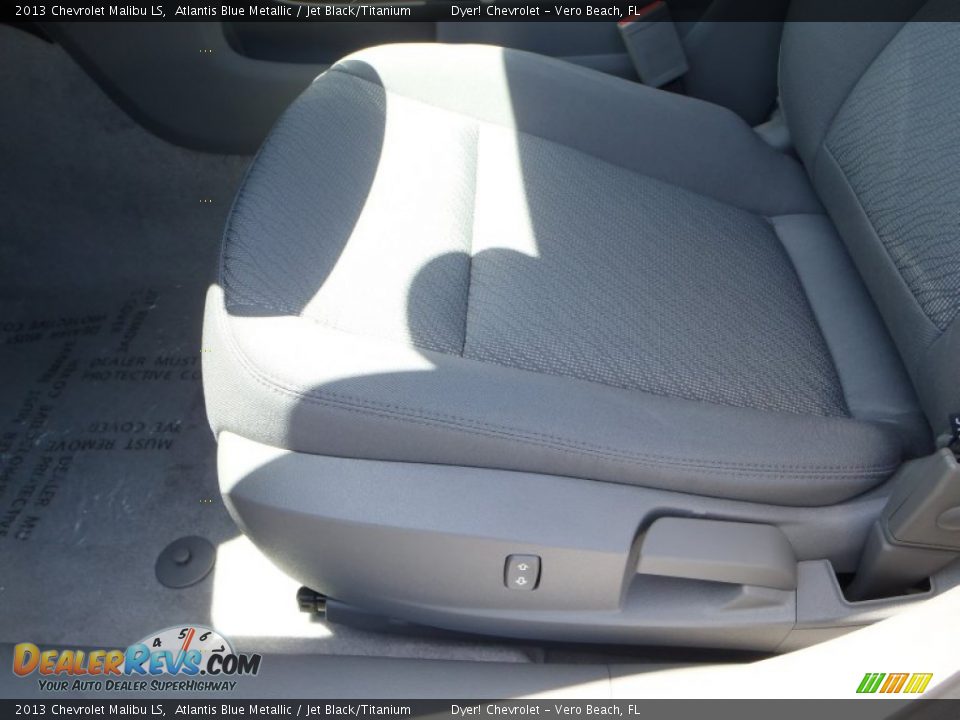 2013 Chevrolet Malibu LS Atlantis Blue Metallic / Jet Black/Titanium Photo #10