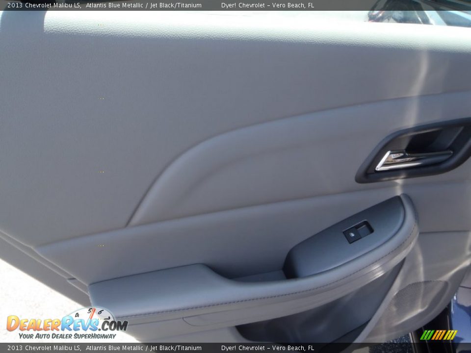 2013 Chevrolet Malibu LS Atlantis Blue Metallic / Jet Black/Titanium Photo #16