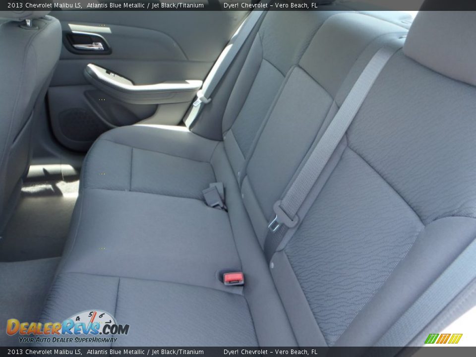 2013 Chevrolet Malibu LS Atlantis Blue Metallic / Jet Black/Titanium Photo #17