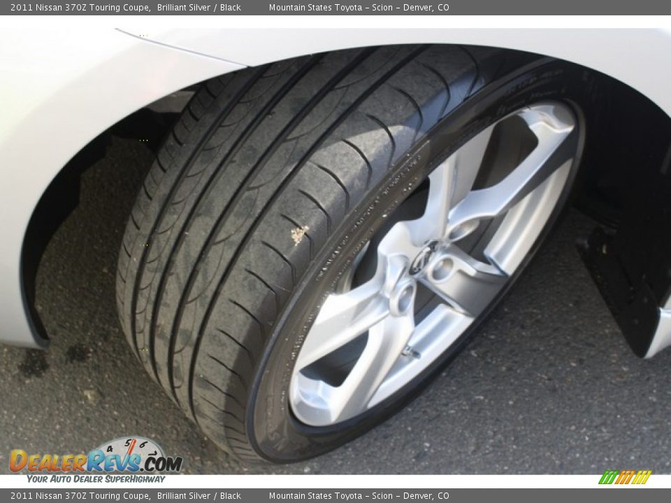 2011 Nissan 370Z Touring Coupe Brilliant Silver / Black Photo #24