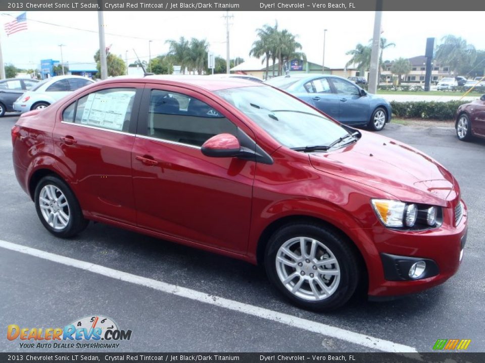 Crystal Red Tintcoat 2013 Chevrolet Sonic LT Sedan Photo #6