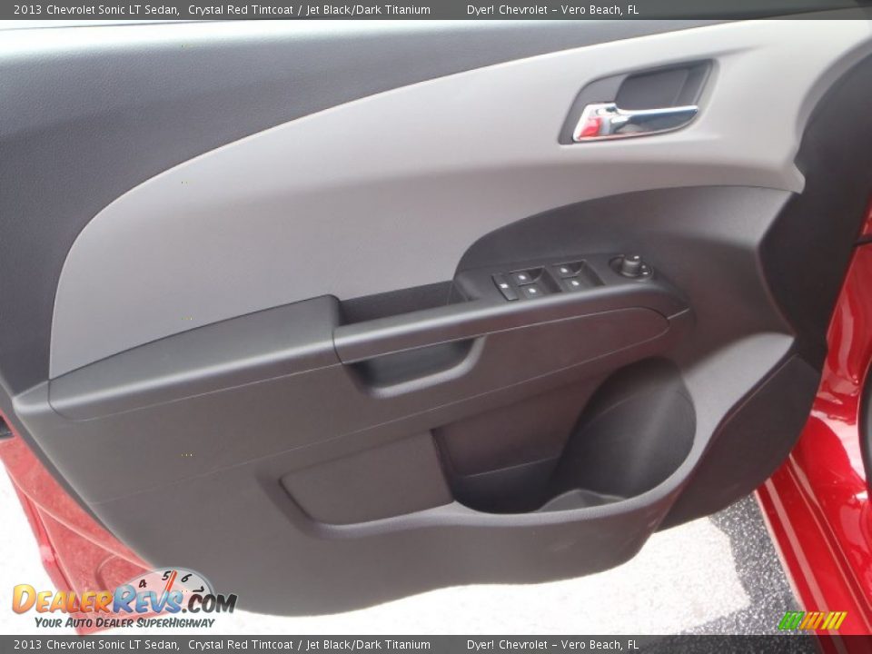 Door Panel of 2013 Chevrolet Sonic LT Sedan Photo #8