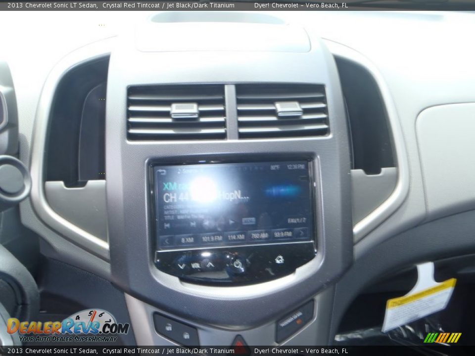2013 Chevrolet Sonic LT Sedan Crystal Red Tintcoat / Jet Black/Dark Titanium Photo #13