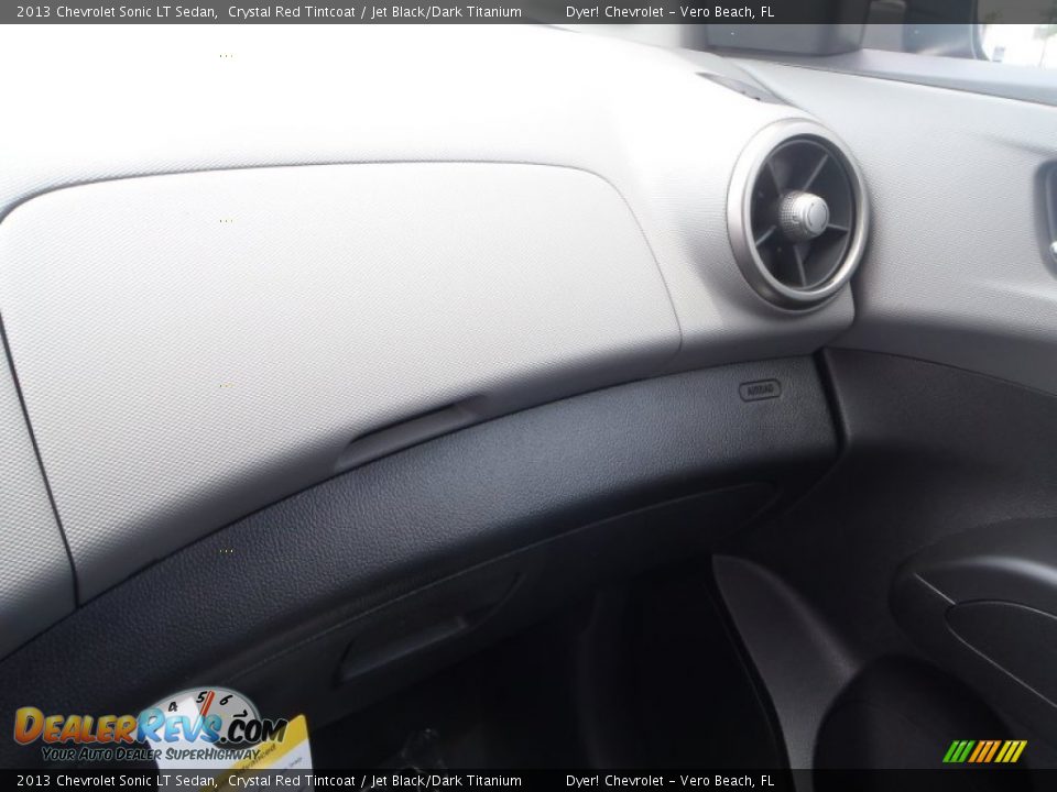 2013 Chevrolet Sonic LT Sedan Crystal Red Tintcoat / Jet Black/Dark Titanium Photo #14