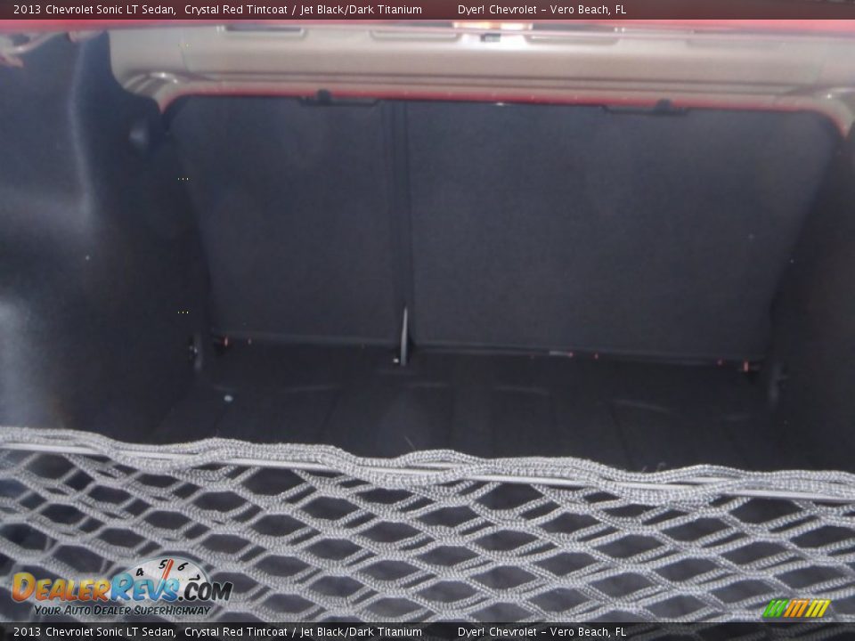 2013 Chevrolet Sonic LT Sedan Crystal Red Tintcoat / Jet Black/Dark Titanium Photo #17