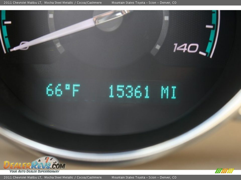 2011 Chevrolet Malibu LT Mocha Steel Metallic / Cocoa/Cashmere Photo #25
