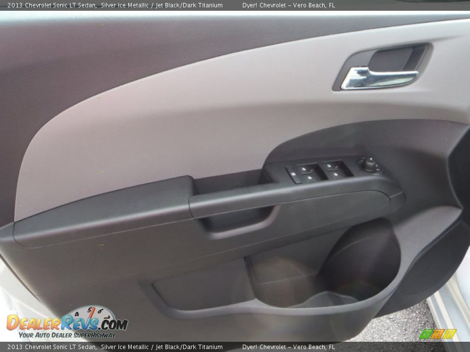 2013 Chevrolet Sonic LT Sedan Silver Ice Metallic / Jet Black/Dark Titanium Photo #8