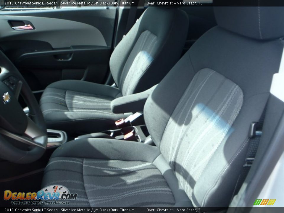 2013 Chevrolet Sonic LT Sedan Silver Ice Metallic / Jet Black/Dark Titanium Photo #9