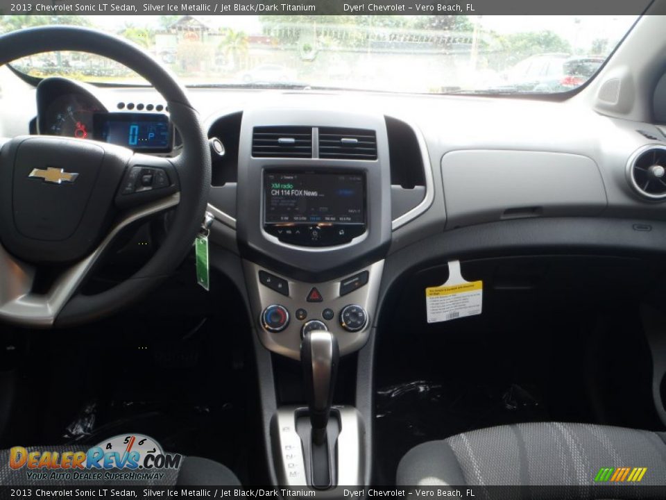 2013 Chevrolet Sonic LT Sedan Silver Ice Metallic / Jet Black/Dark Titanium Photo #11