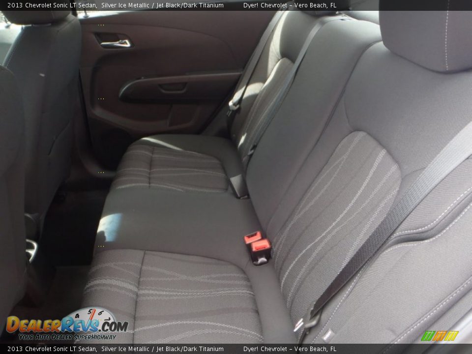 2013 Chevrolet Sonic LT Sedan Silver Ice Metallic / Jet Black/Dark Titanium Photo #13