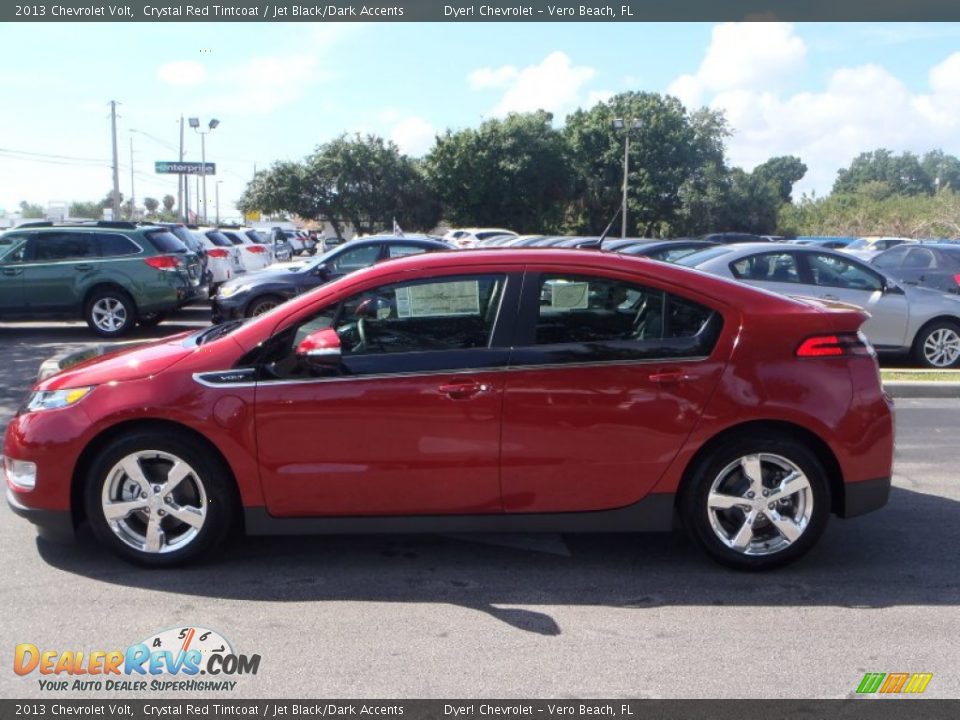2013 Chevrolet Volt Crystal Red Tintcoat / Jet Black/Dark Accents Photo #3