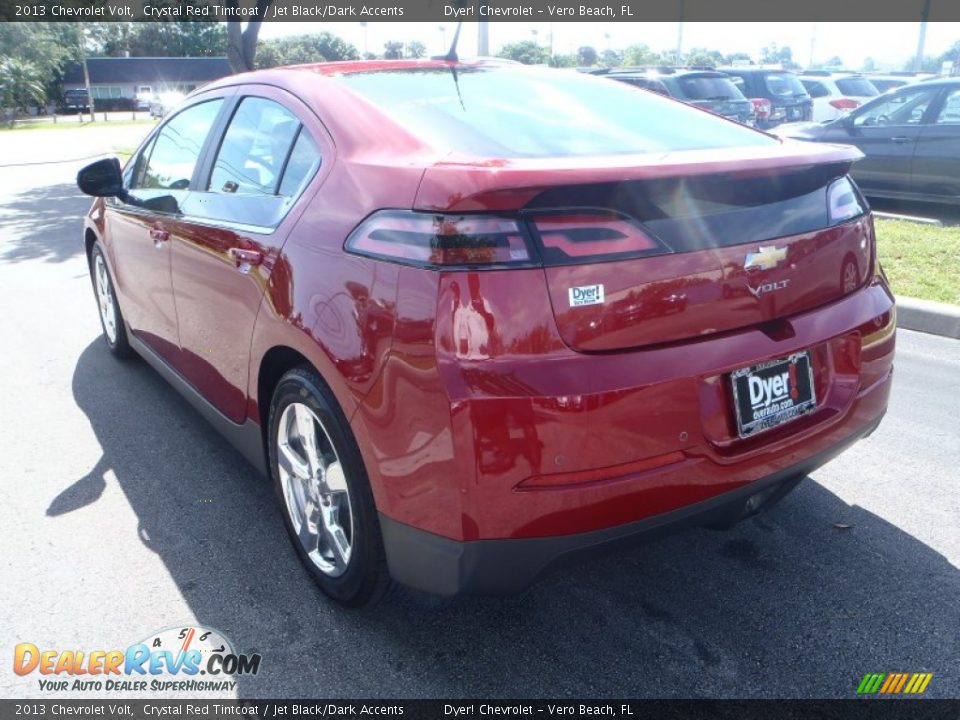 2013 Chevrolet Volt Crystal Red Tintcoat / Jet Black/Dark Accents Photo #4