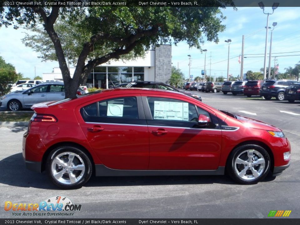 2013 Chevrolet Volt Crystal Red Tintcoat / Jet Black/Dark Accents Photo #6