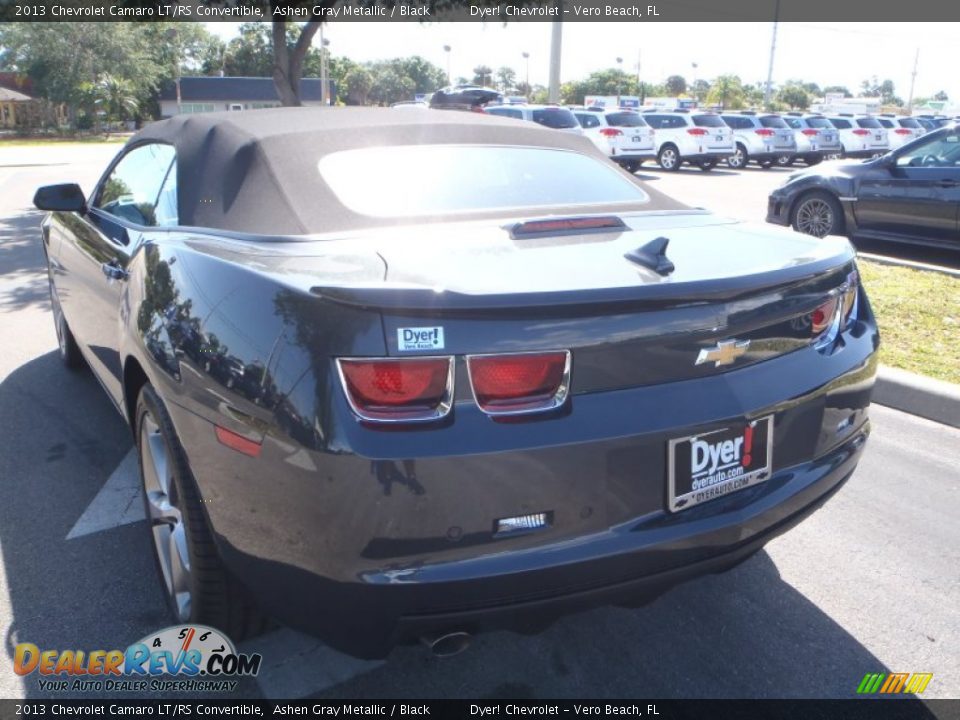 2013 Chevrolet Camaro LT/RS Convertible Ashen Gray Metallic / Black Photo #4